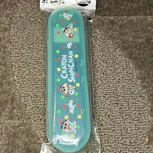 Crayon Shin-Chan Shinnosuke Shiro Plastic Pencil Case Japan Exclusive Anime